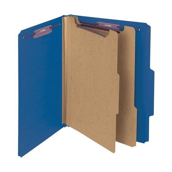 Smead Classification Folders, 2inExp, 2 Div, Top Tab, Letter, DBE, 10PK SMD14200 - main